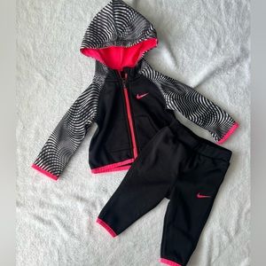 Nike Baby Zip-Up sportswear tracksuit. 3-6 months